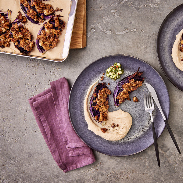 "Vegan Taste": mango curry / green plate topping / oriental veggie