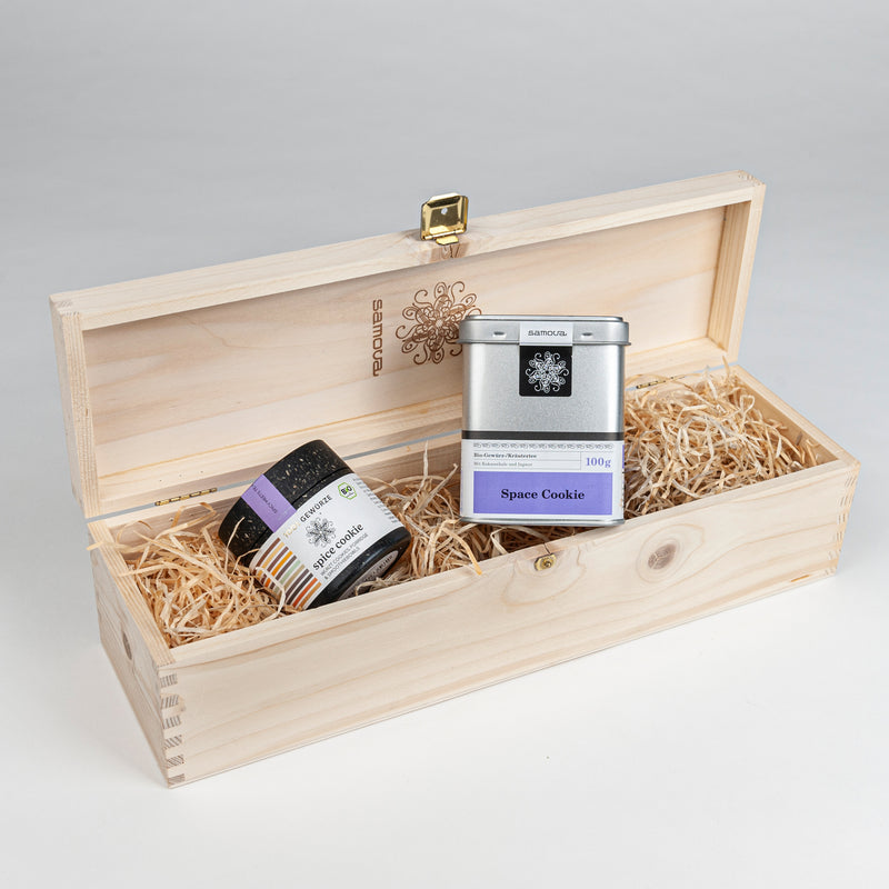 Präsentbox "samova": spice cookie & space cookie
