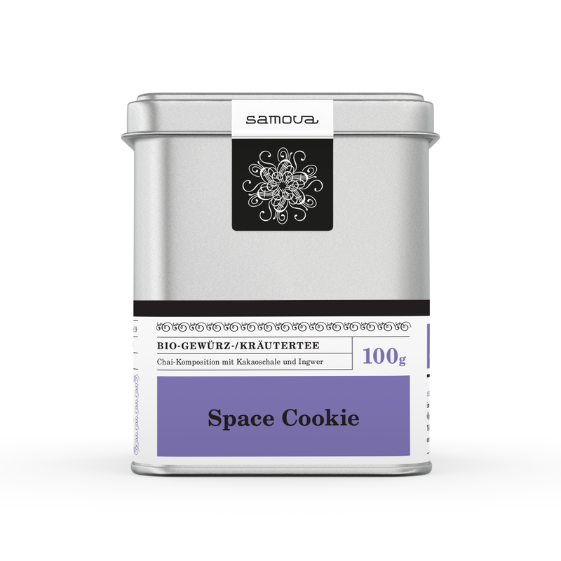 space cookie Tee "samova" Weißblechdose 100 g