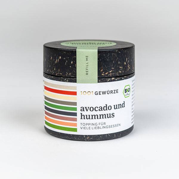 Bio Gewürz Avocado und Hummus, Dose