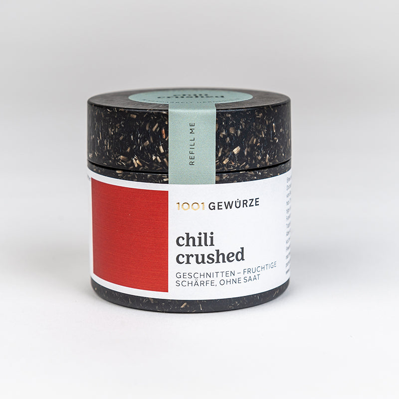 Chili Flocken ohne Saat in der Dose